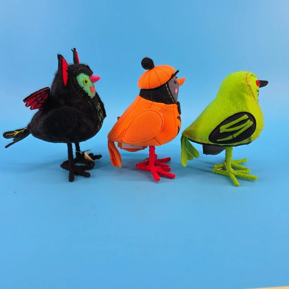 Target Hyde and Eek Halloween Featherly Friends Birds Batrick, Pawson, X-Ray Set